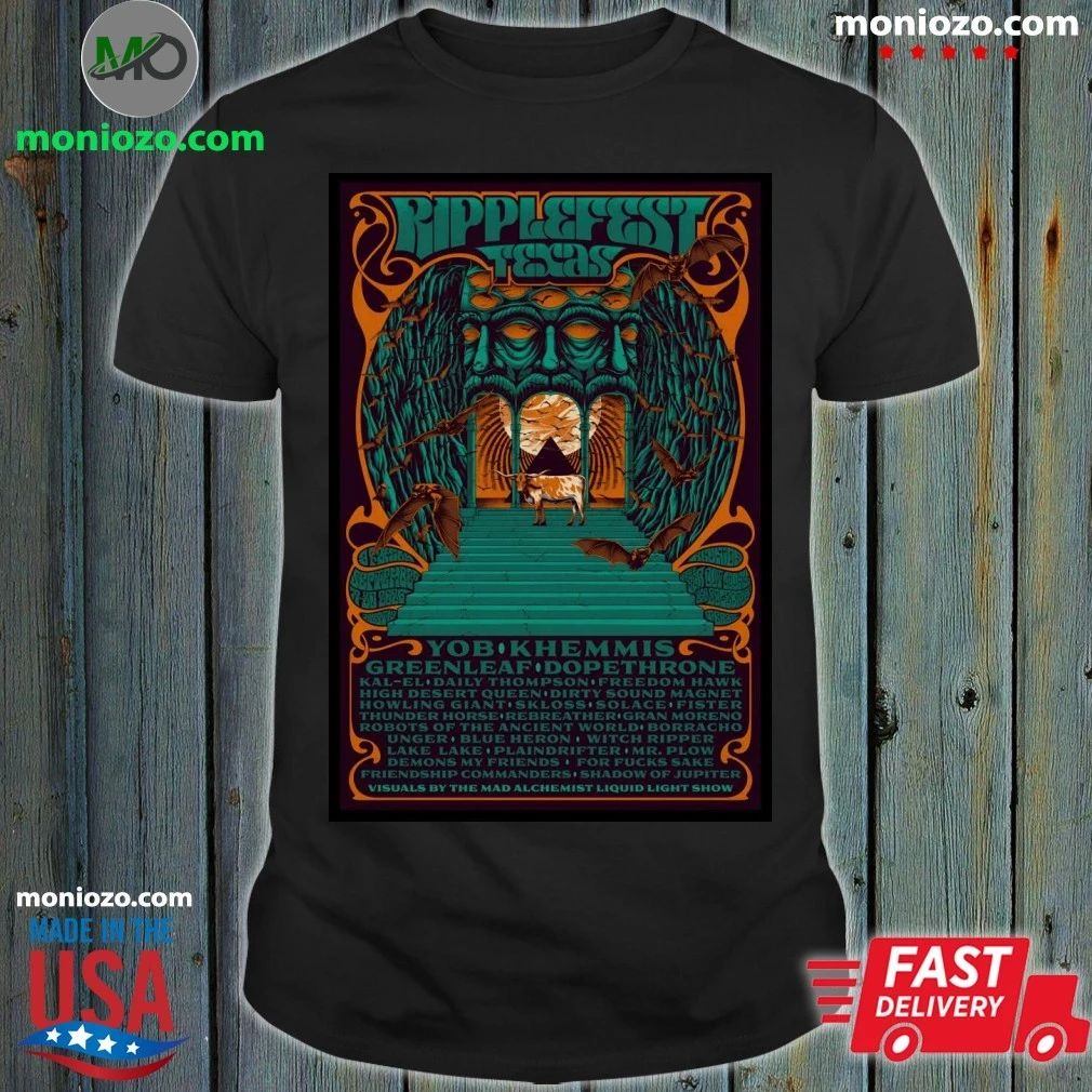 Original Ripple Fest September 17-20 2026 Austin TX Poster Edition For Fan Shirt
