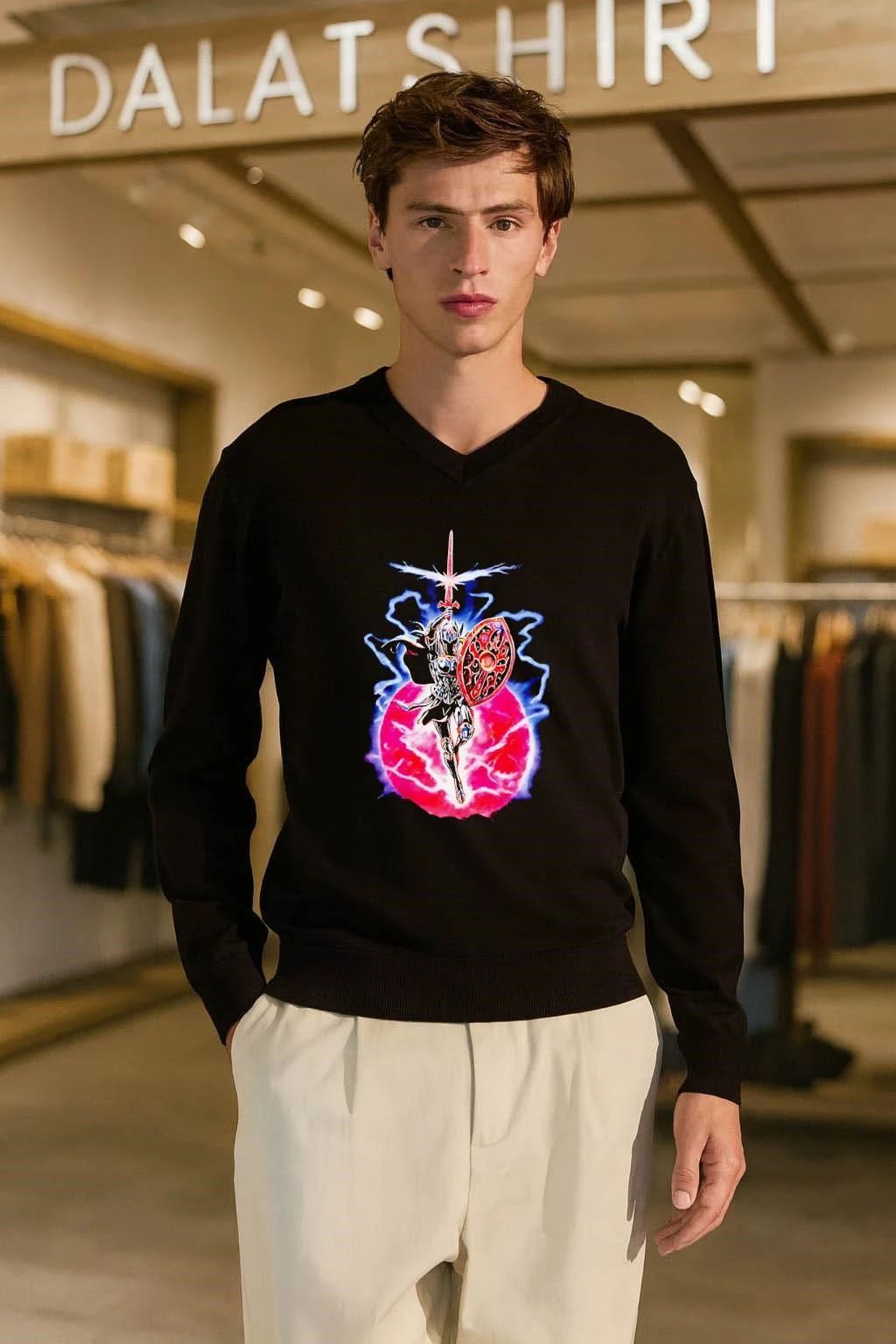 Lightning Knight Sword And Shield shirt