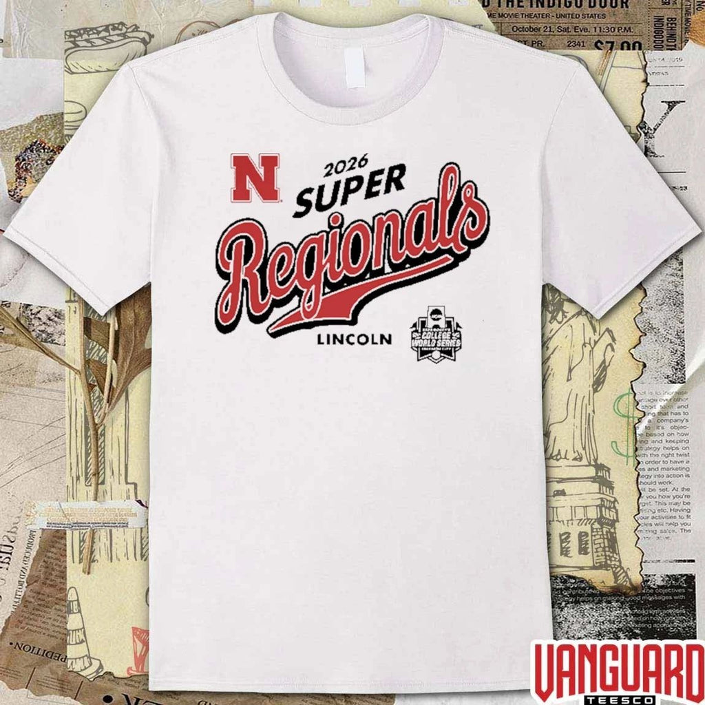 Nebraska Huskers Softball 2026 Lincoln Super Regionals t-shirt
