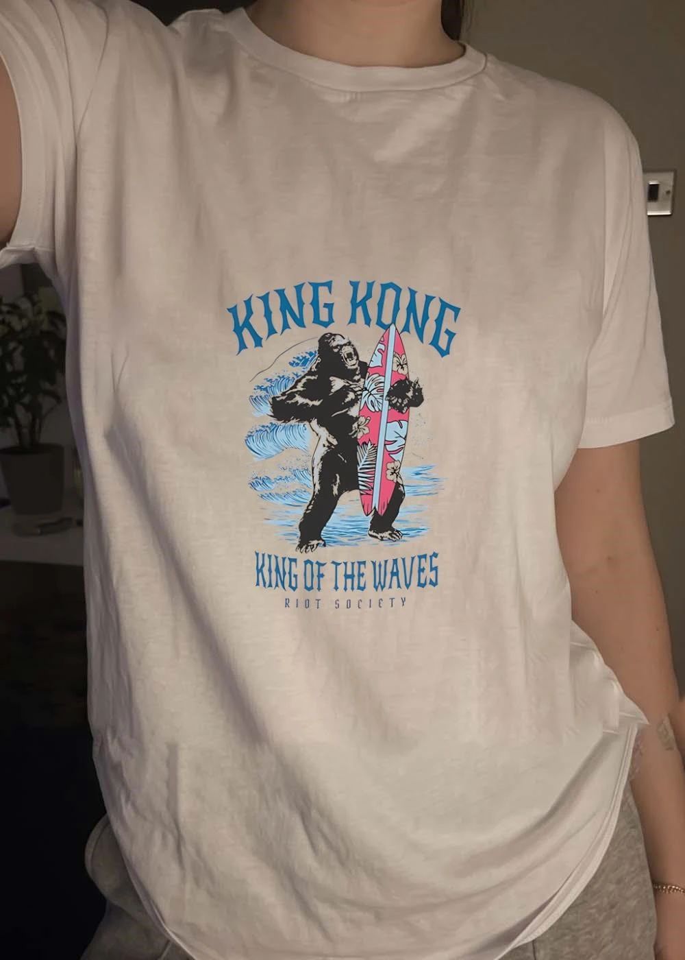 Riot Society Surfing Gorilla King of the Waves T-Shirt