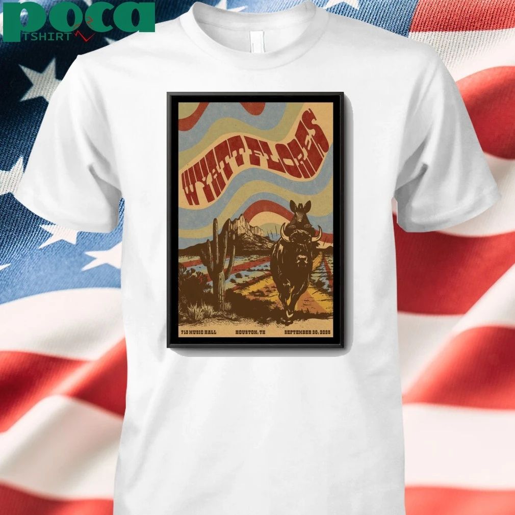 Wyatt Flores 713 Music Hall in Houston, Texas September 20, 2025 Poster shirt