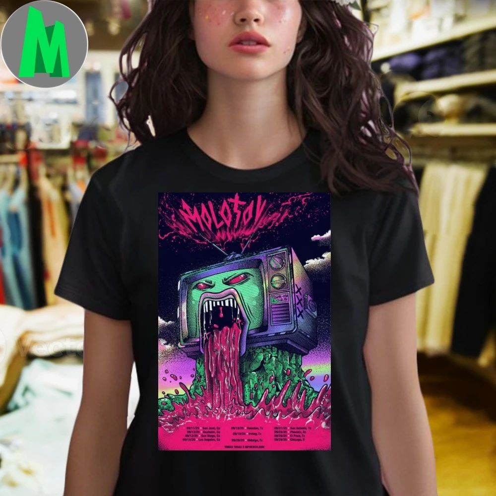 Molotov Tour September Poster 2025 Shirt