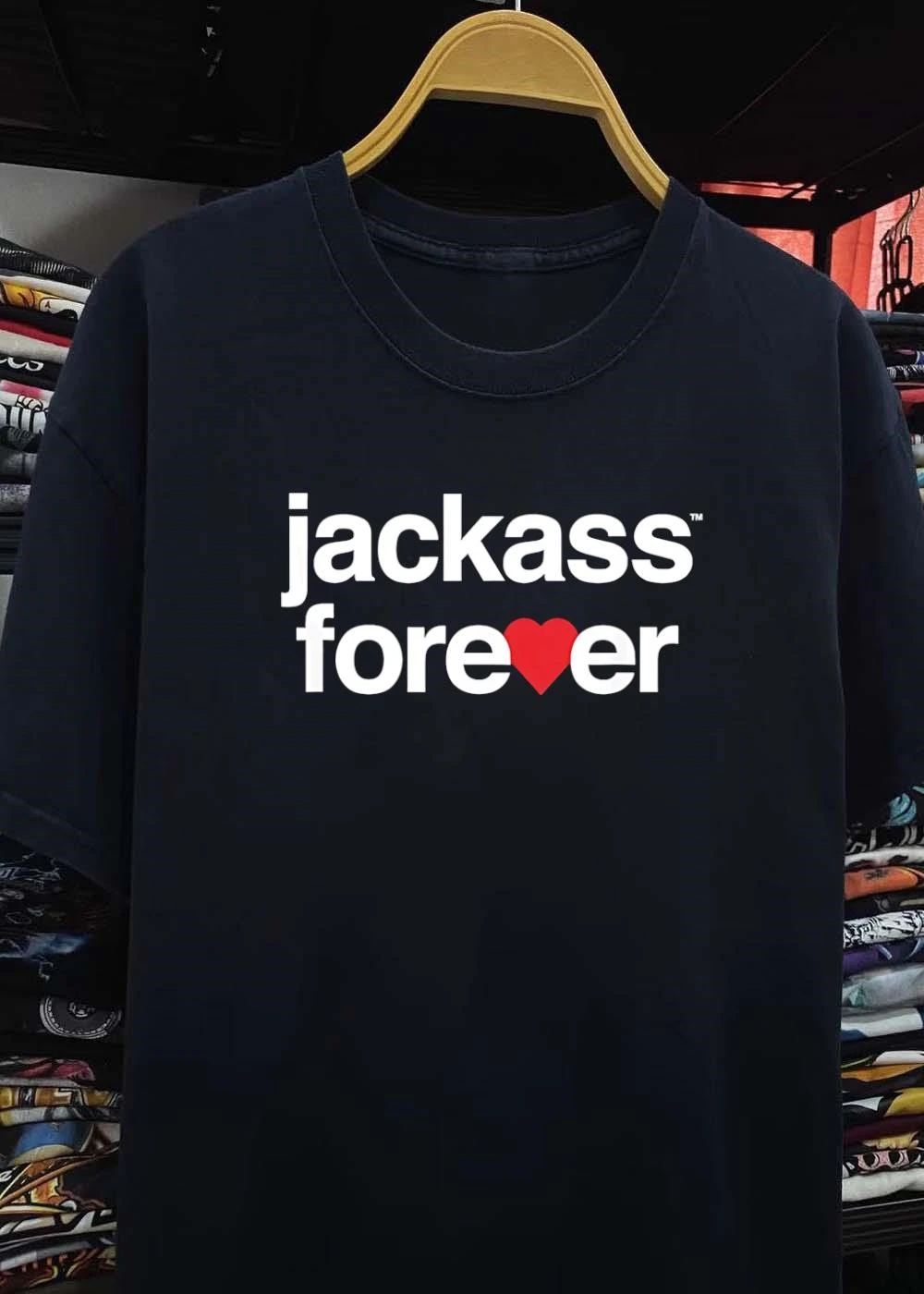 Jackass Forever Logo Black T-Shirt