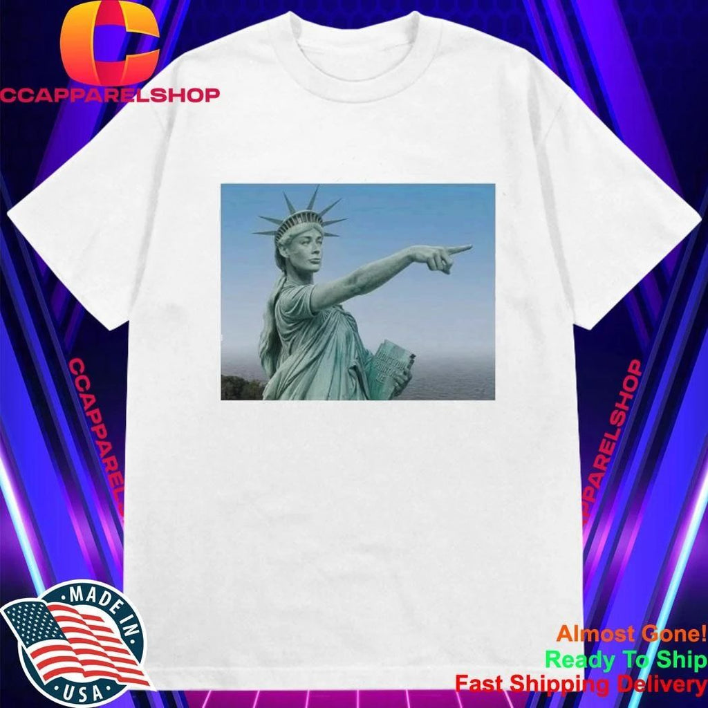 Statue Of Liberty Dont You Point At Me Sophie Cunningham Pointing Funny Meme Shirt