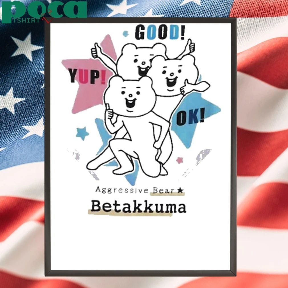 Aggressive Bear Betakkuma Group Shirt