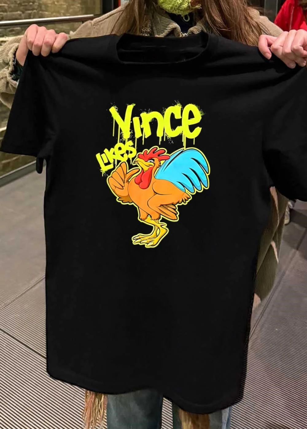 Vince Likes the Rooster Graphic shirt