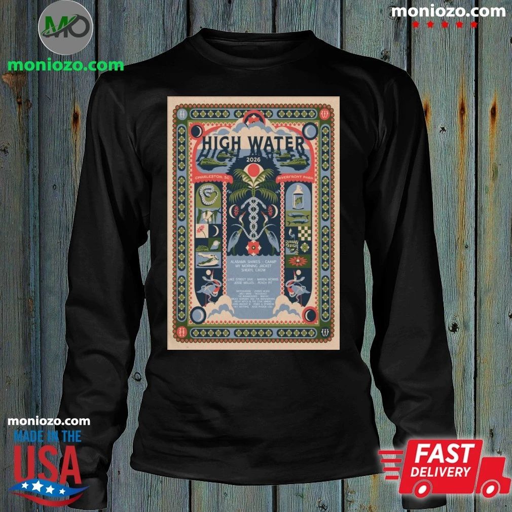 Original High Water Festival North Charleston SC 4 18-4 19 2026 Poster Shirt