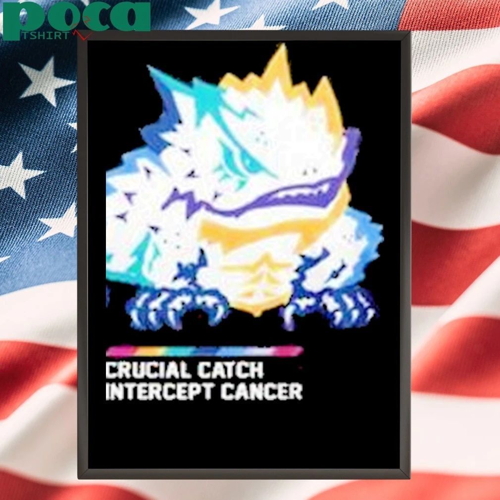 TCU Horned Frogs x Crucial Catch Intercept Cancer 2025 T-Shirt