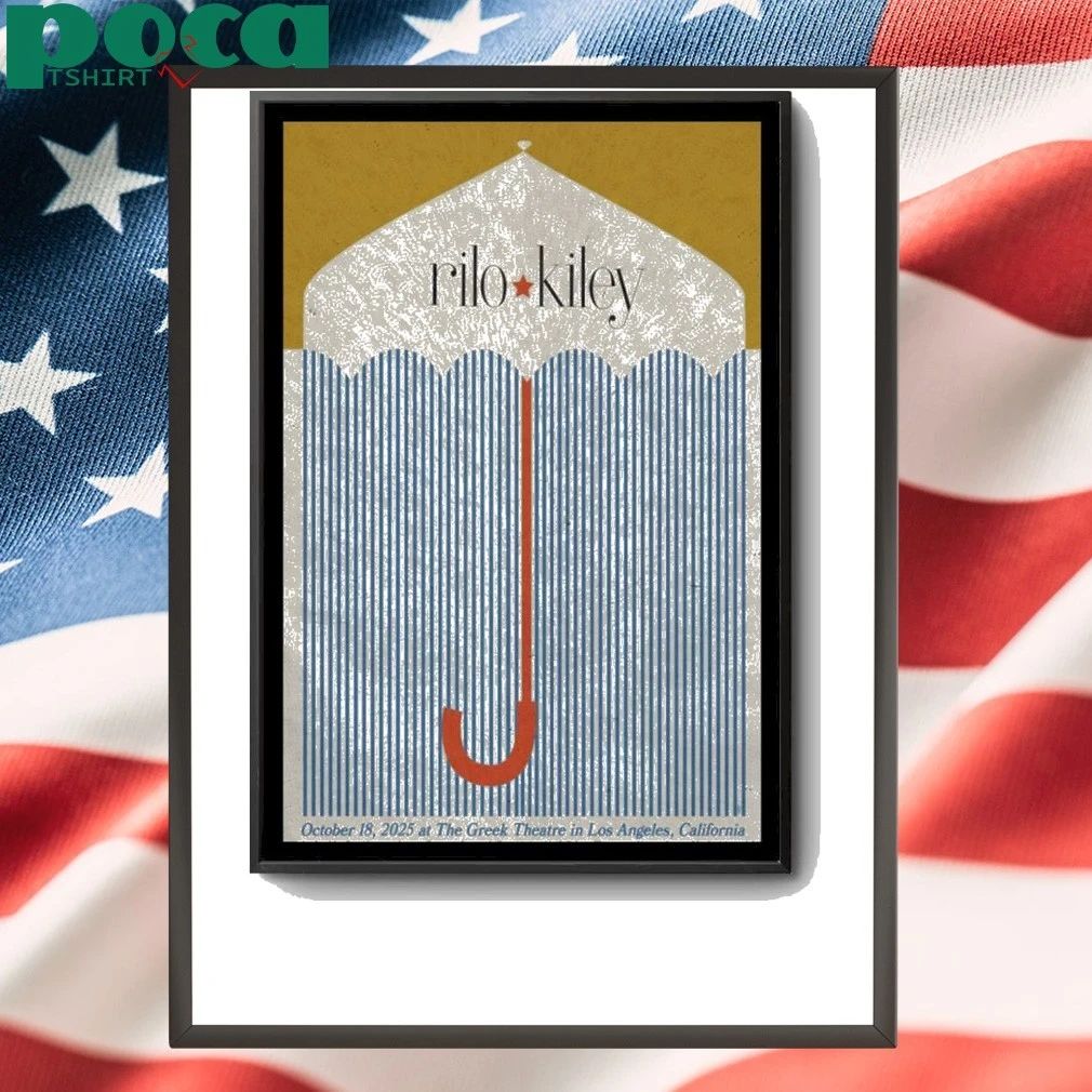 Rilo Kiley October 18 2025 Los Angeles, CA Poster shirt