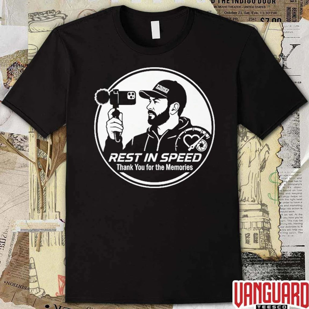 Kyle Loftis 1320 Video Founder Rest In Speed Drag Racing Memorial t-shirt