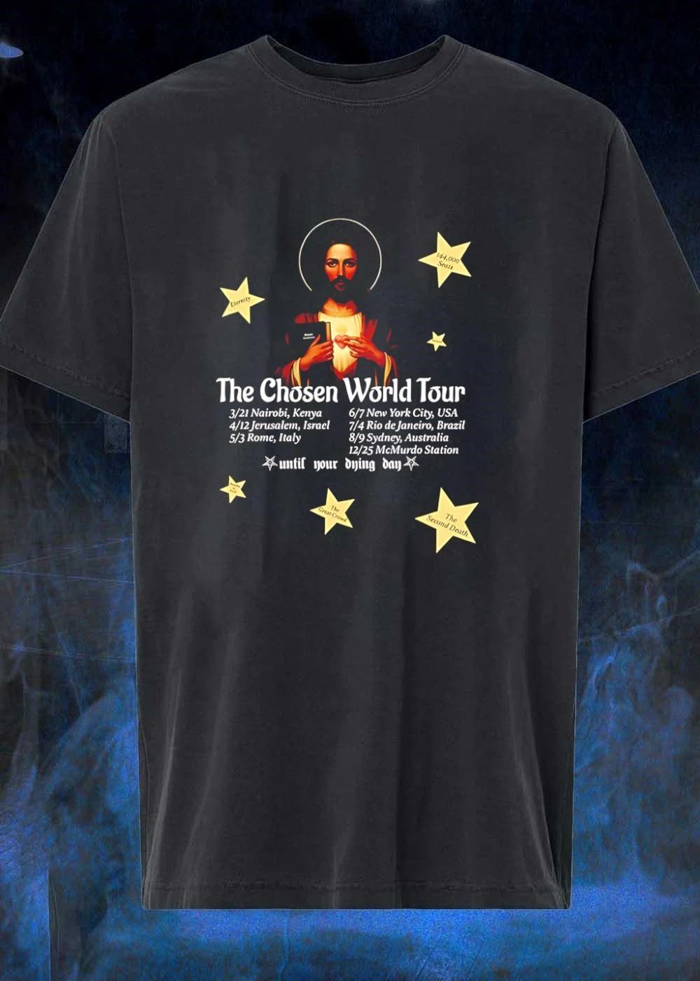 Jesus Christ Sacred Heart The Chosen World Tour 3 21 Nairobi Kenya shirt