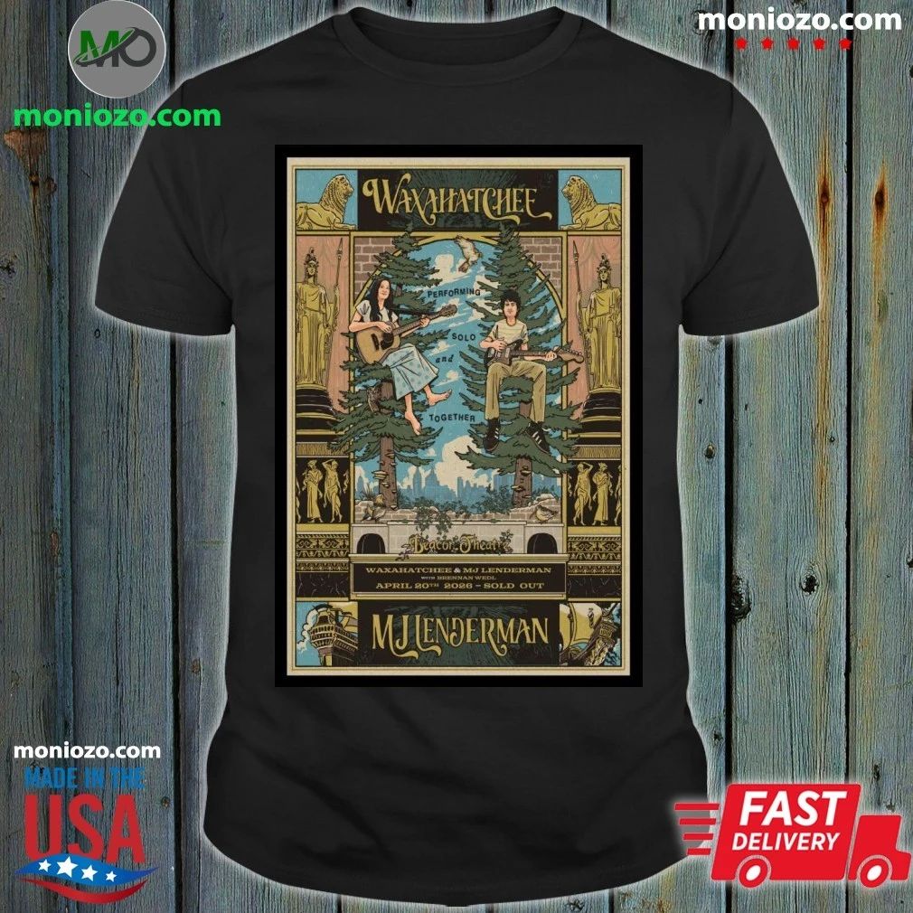 Waxahatchee and MJ Lenderman concert at Beacon Theatre, New York, NY 04 20 2026 Poster Shirt