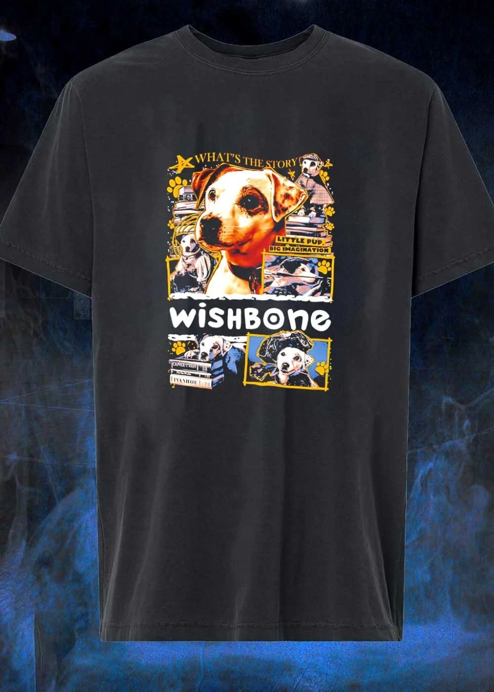 What’s the Story Little Pup Big Imagination Oliver Twist Ivanhoe Wishbone Shirt
