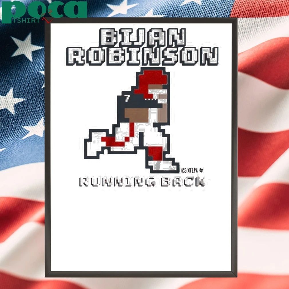 Bijan Robinson Retro Baller T-Shirt