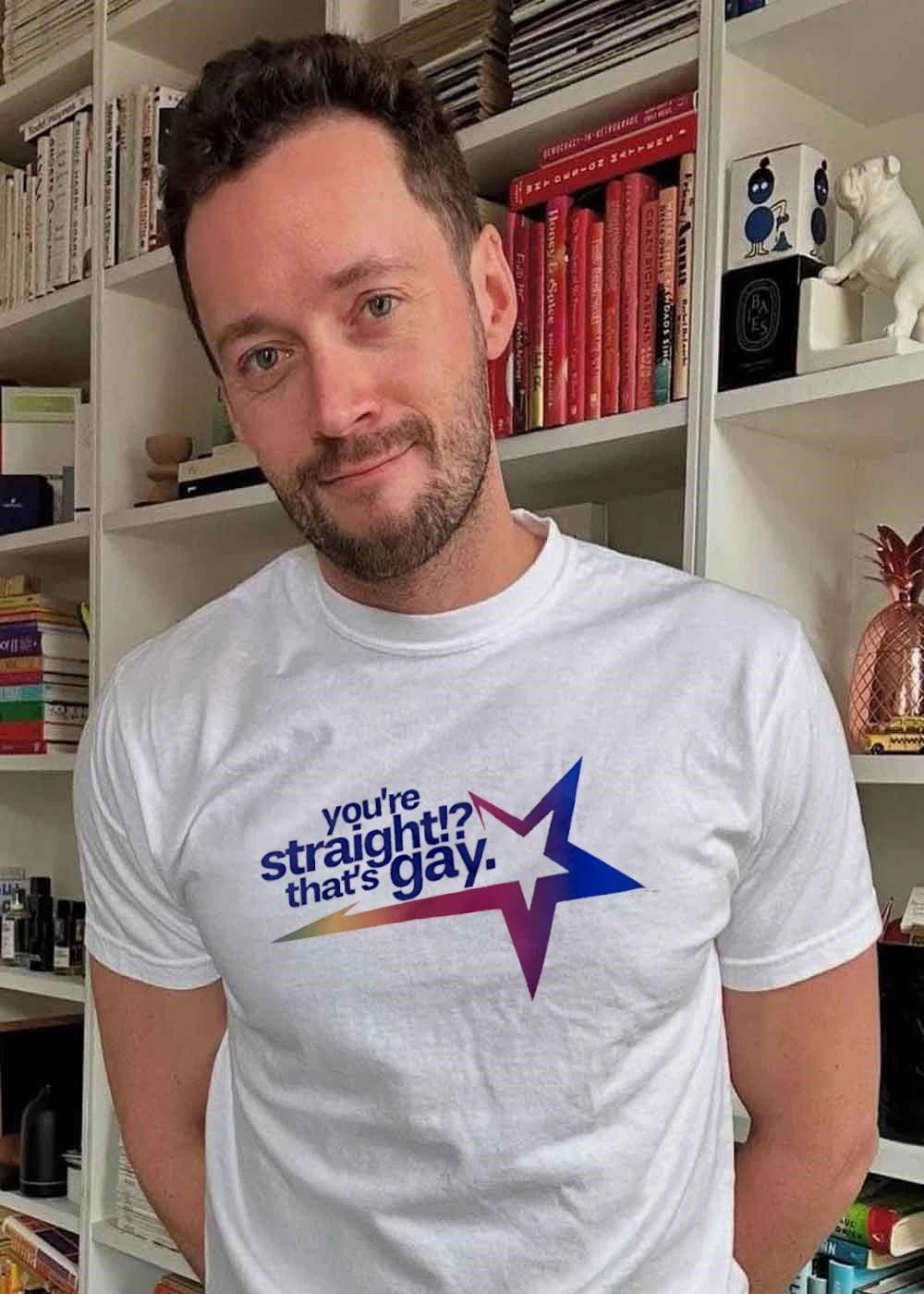 You’re Straight That’s Gay Rainbow Star shirt