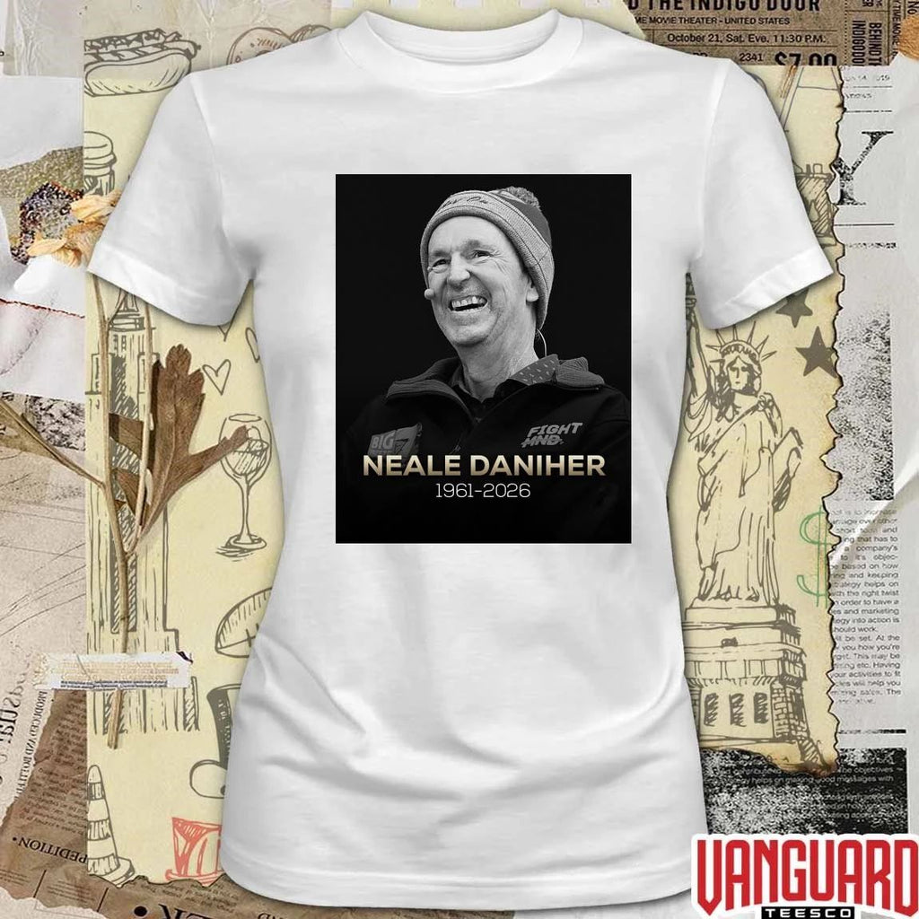 Neale Daniher 1961 – 2026 Footy on Nine Poster t-shirt