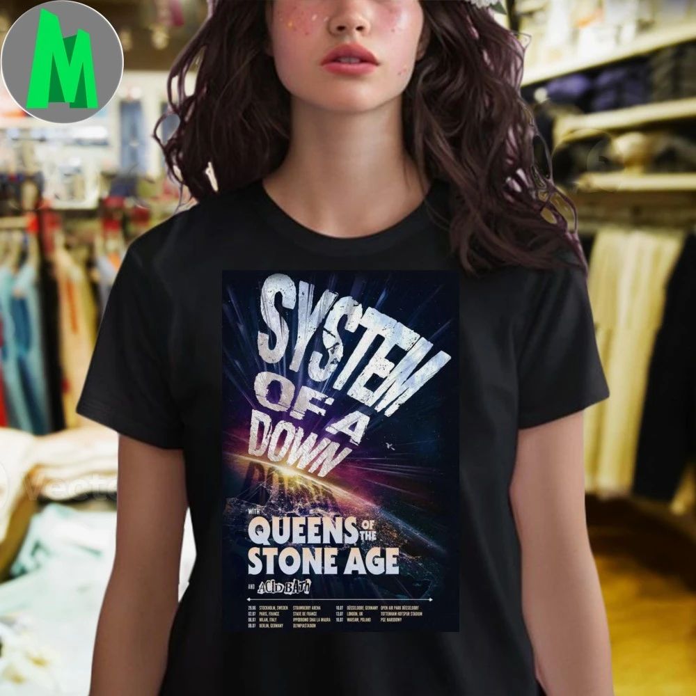 QOTSA And Acid Bath System Of A Down Poster Shirt