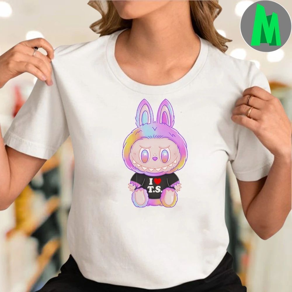 Labubu i love TS showgirl gradient Shirt