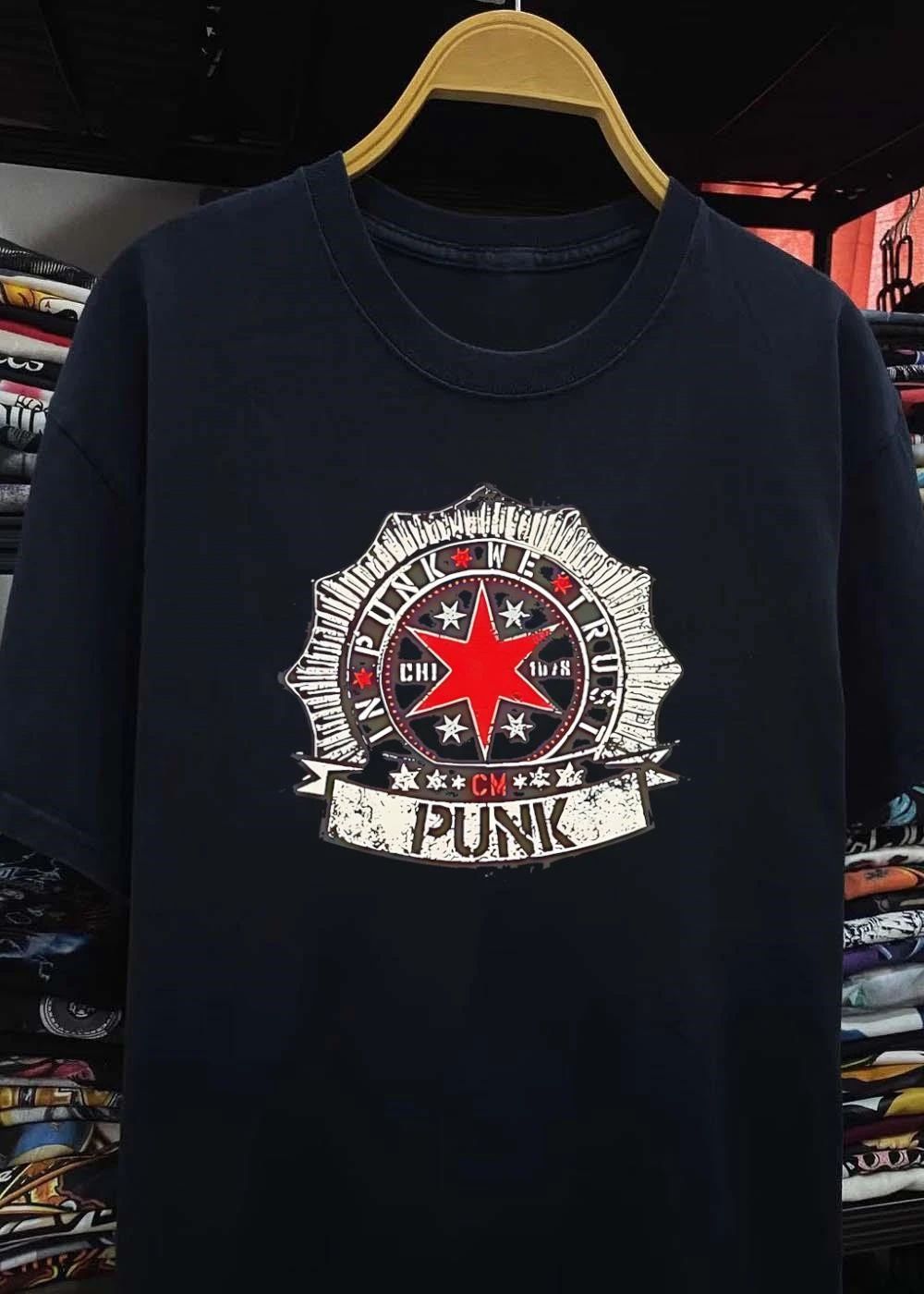 In Punk We Trust CM Punk Star Badge shirt