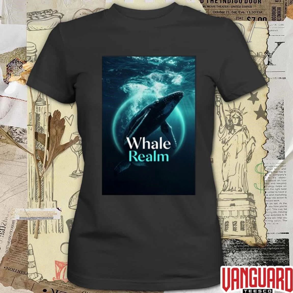 2026 Whale Realm Cinematic Animal Art t-shirt