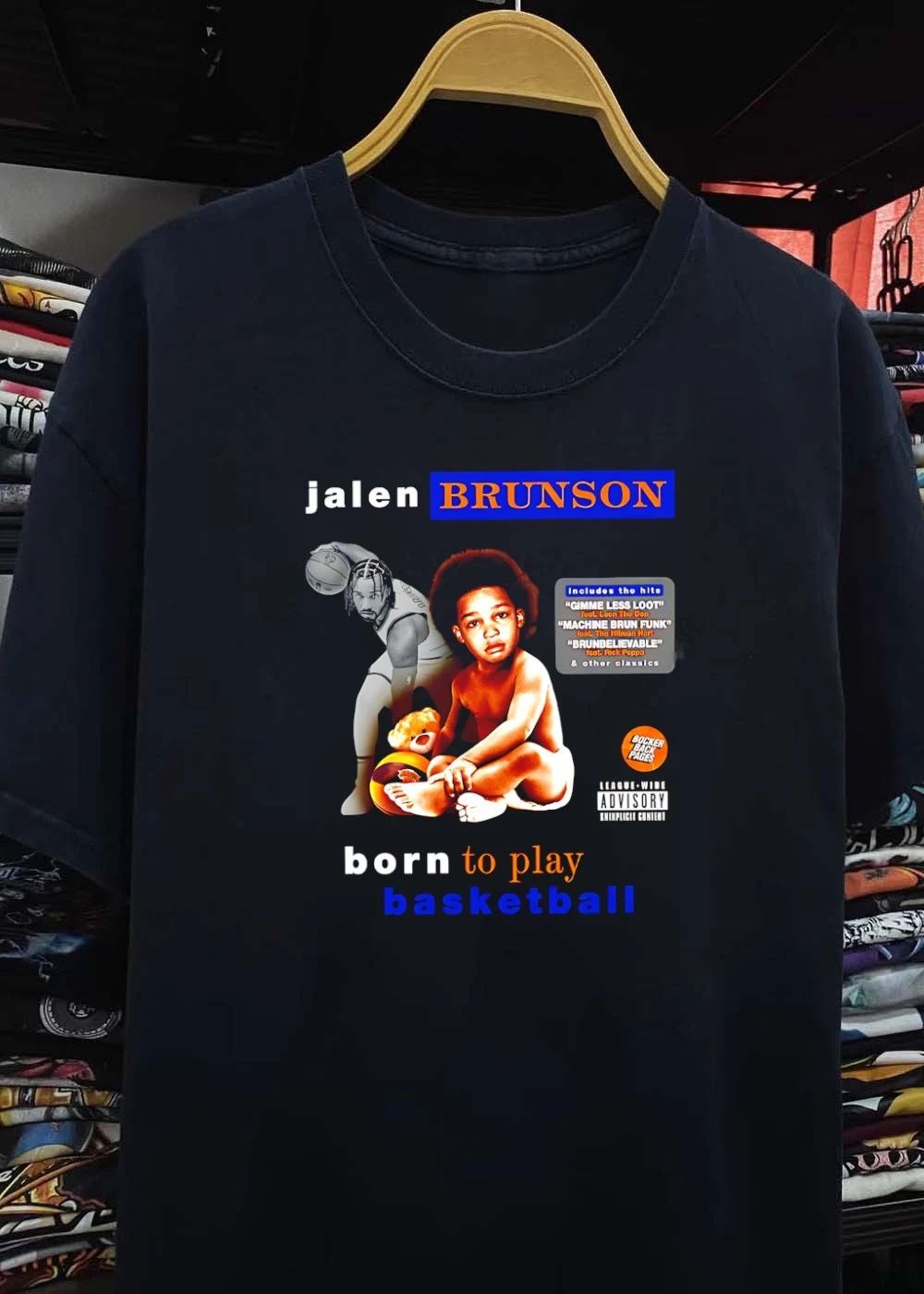 Jalen Brunson Born to Play Basketball NY Knicks T-Shirt
