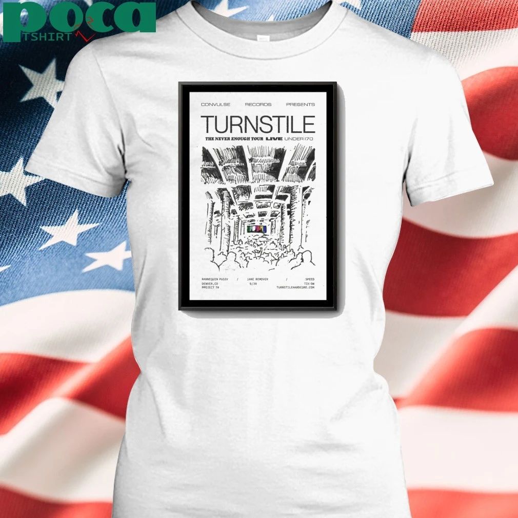 Turnstile Sep 30, 2025 Project 70 Under The Bridge. Denver, CO Poster shirt