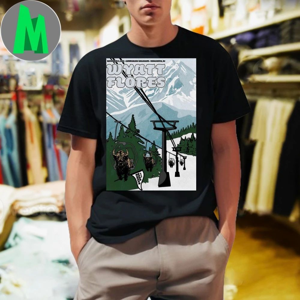 Wyatt Flores 11 8 2025 Vancouver BC Poster Shirt