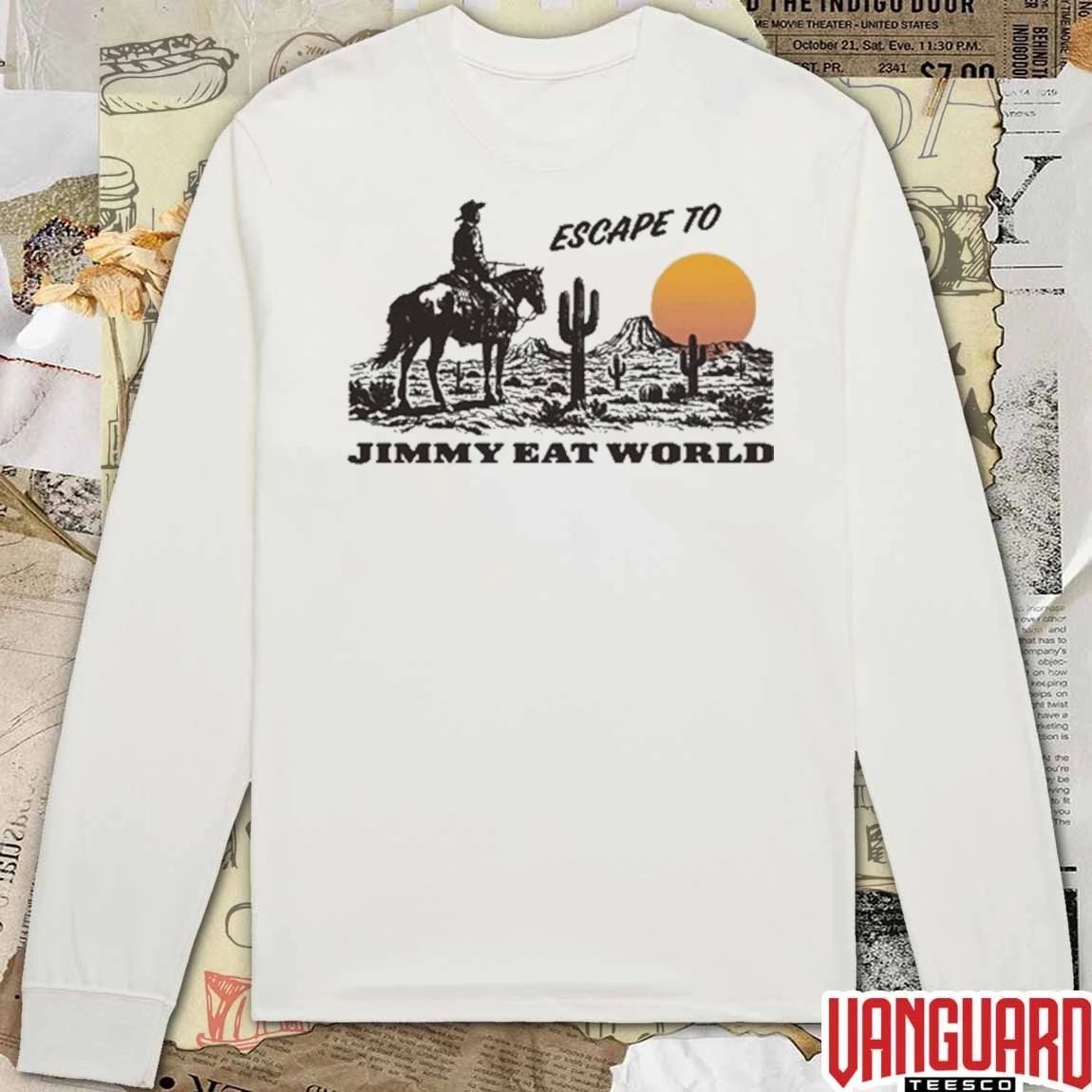 Escape To Jimmy Eat World 2026 Rock Music Concert Tour t-shirt