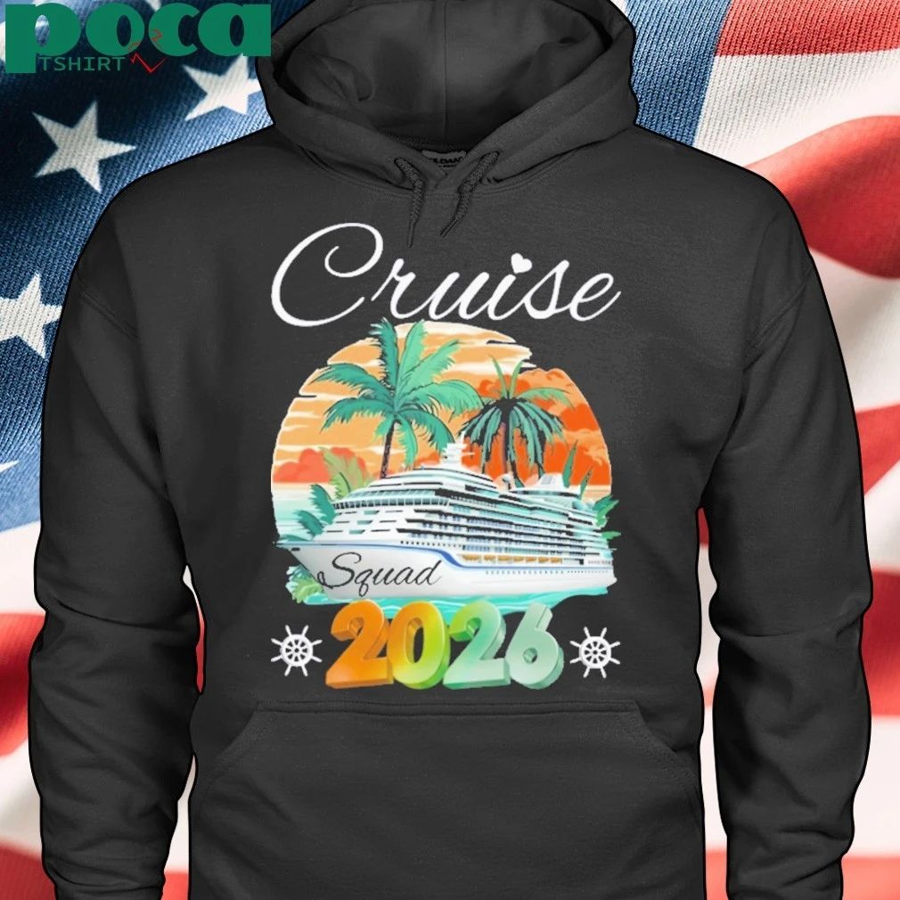 Cruise Squad 2026 Family Vacation Beach Matching Groupe Shirt
