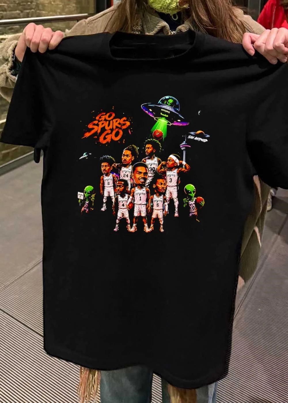 San Antonio Spurs Alien Basketball Team Go Spurs Go Shirt