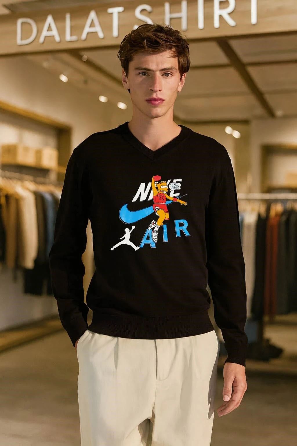 Chicago Bulls 23 AIR cartoon shirt