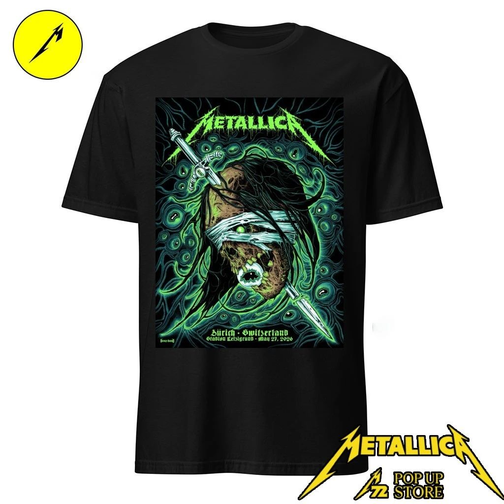 Metallica Zürich, Switzerland At Stadion Letzigrund on May 27, 2026 Poster Shirt