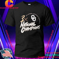 Oklahoma Baseball 3-Time National Champions Shirt