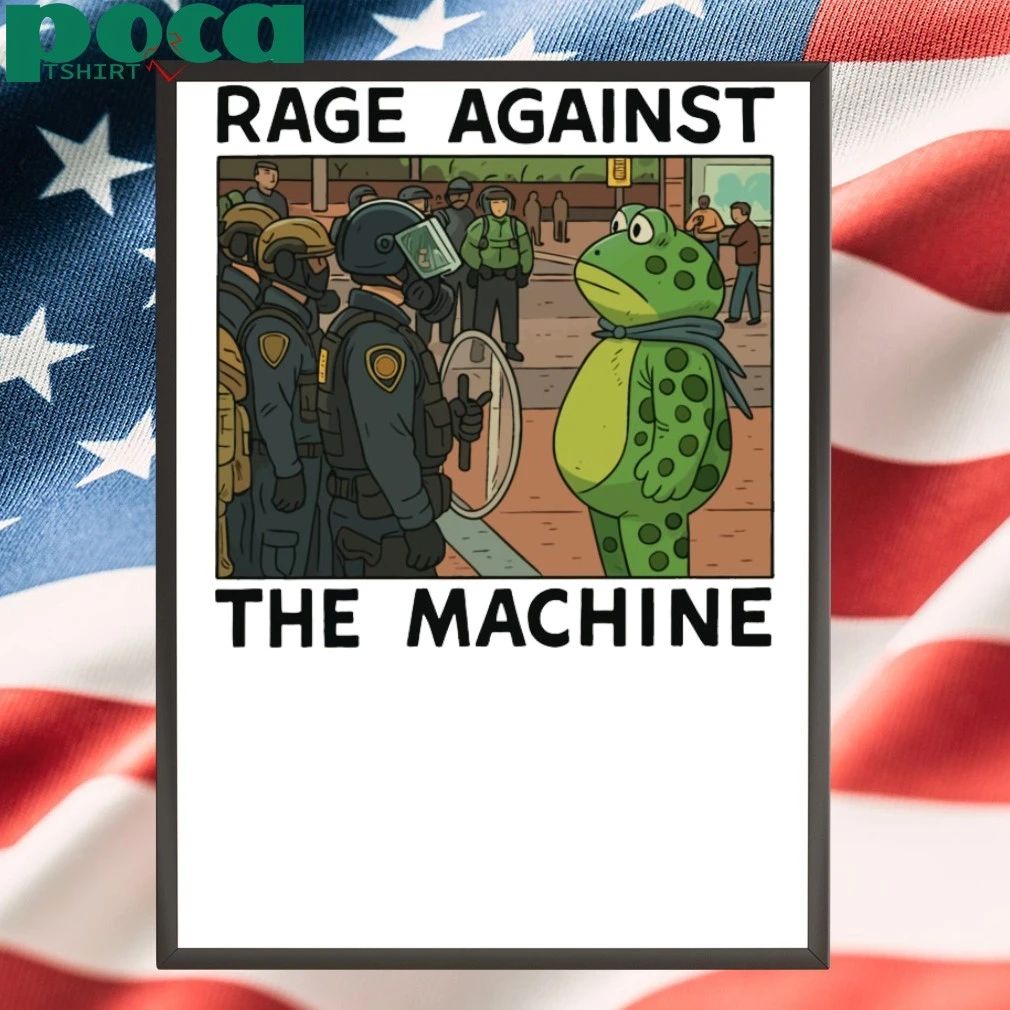 Portland Frog Rage Against The Machine Resist 2025 T-shirt