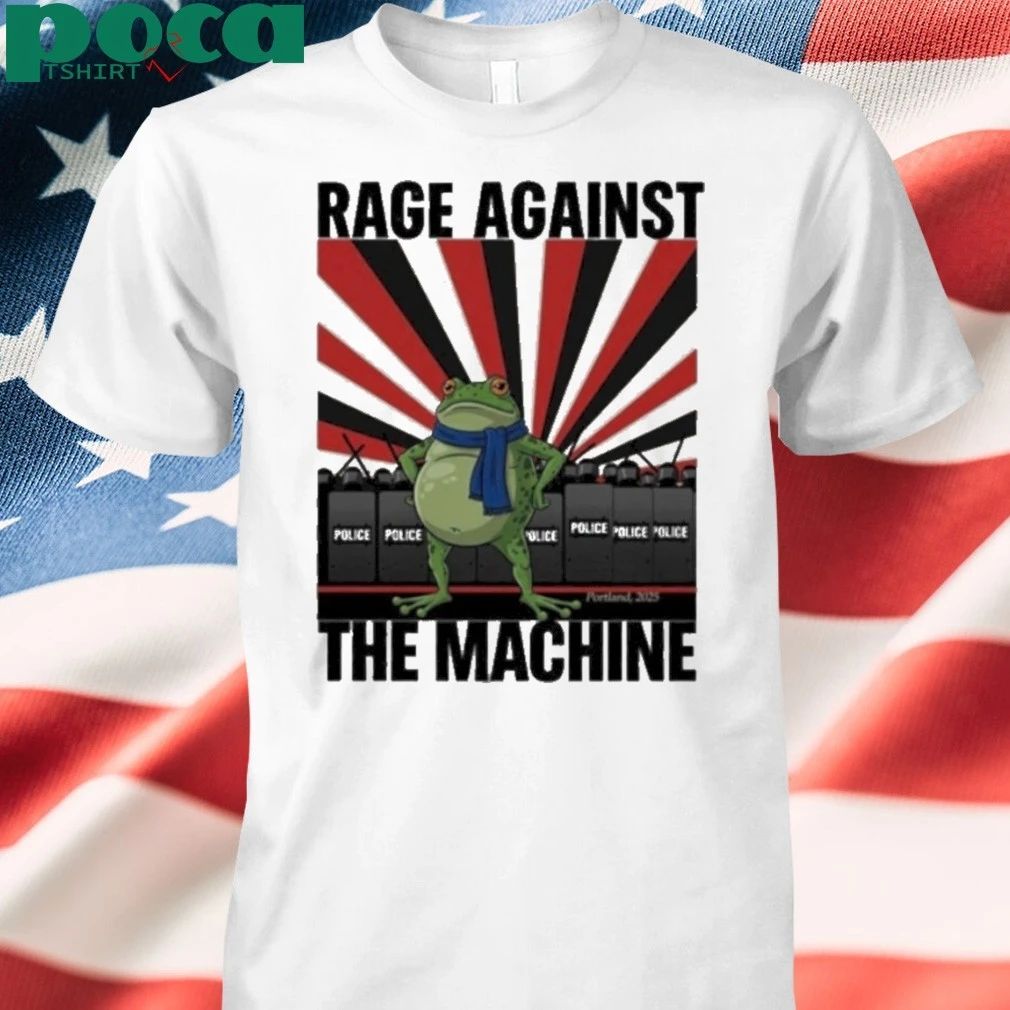 Viral Rage Against The Machine Frog Political Protest 2025 Shirt