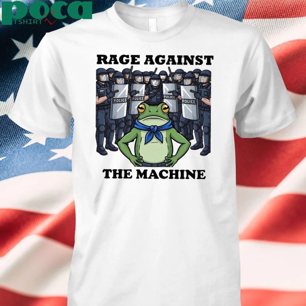 Portland Frog Protest – Rage Against The Machine Anti Fascism Anti Trump T-Shirt