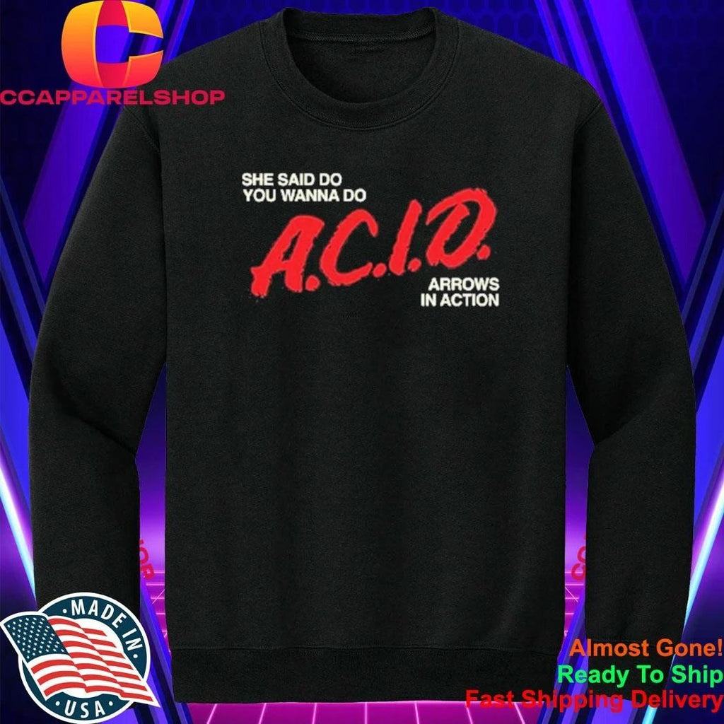 Arrows In Action Acid Tour Shirt