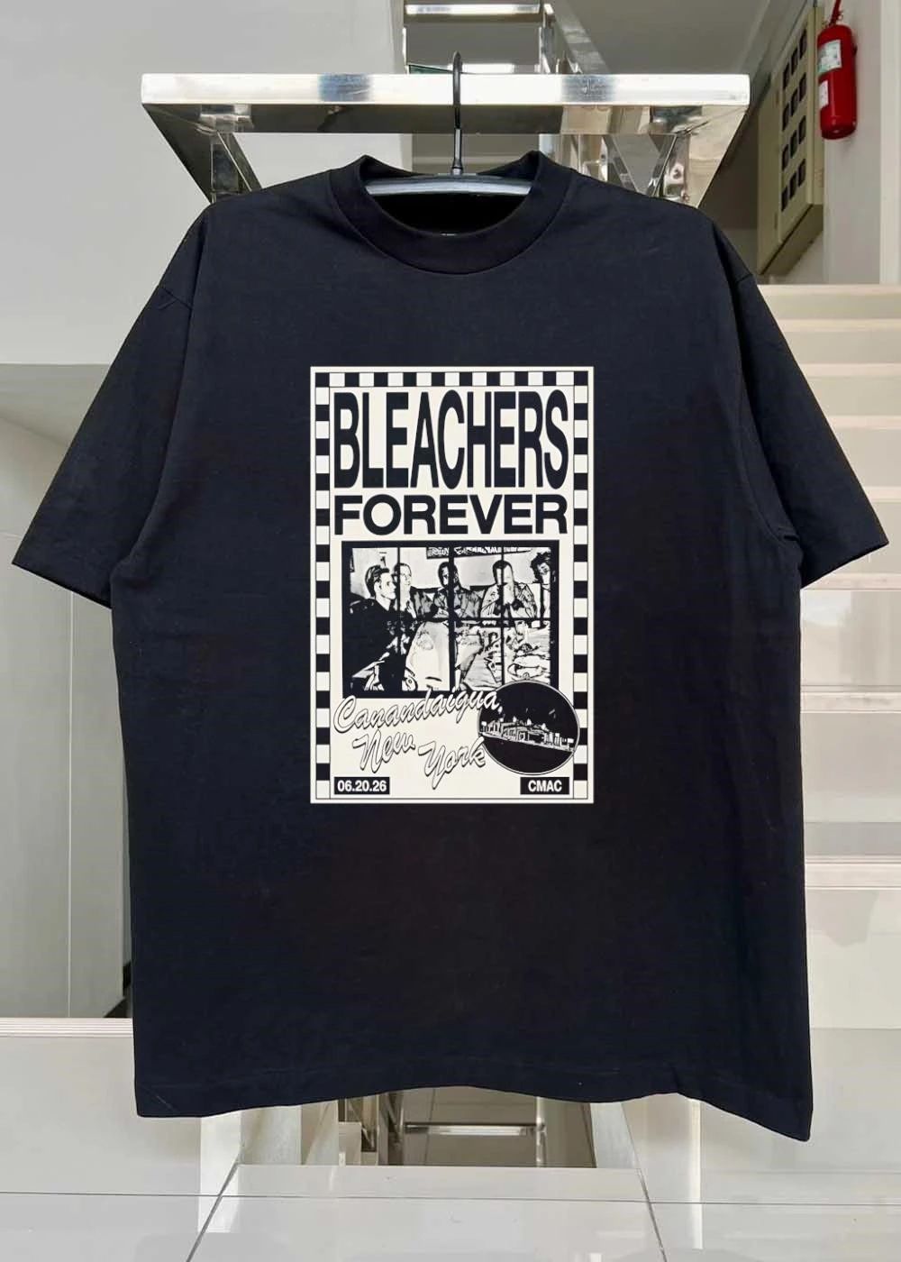 Bleachers Forever Canandaigua New York 06.20.26 CMAC concert poster shirt