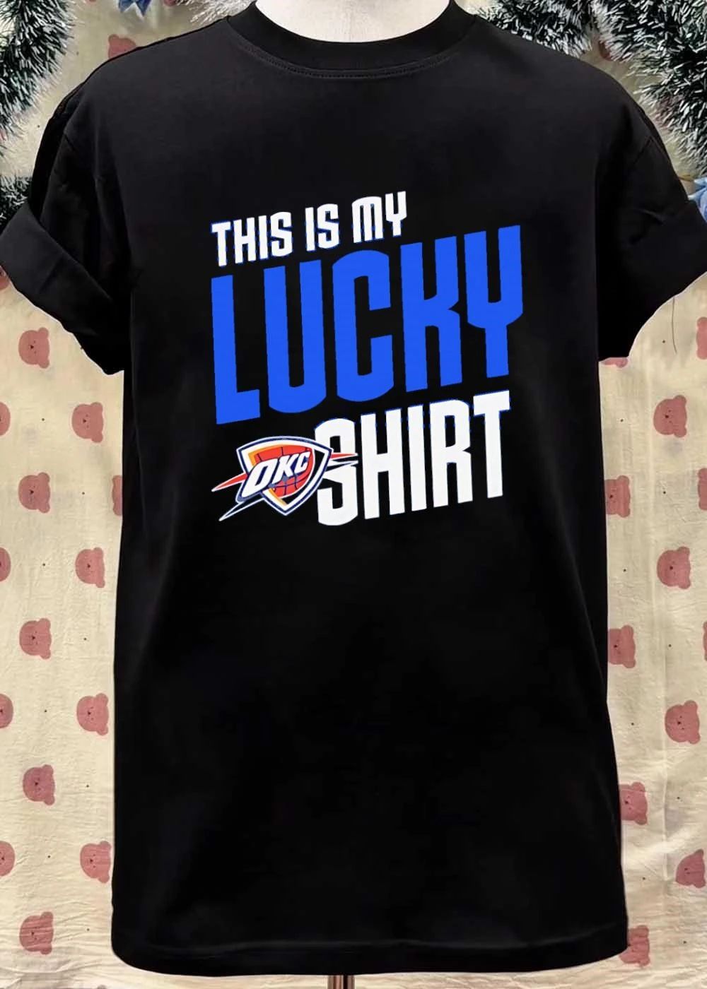 Lucky Fan Apparel This Is My Lucky OKC Thunder T-Shirt