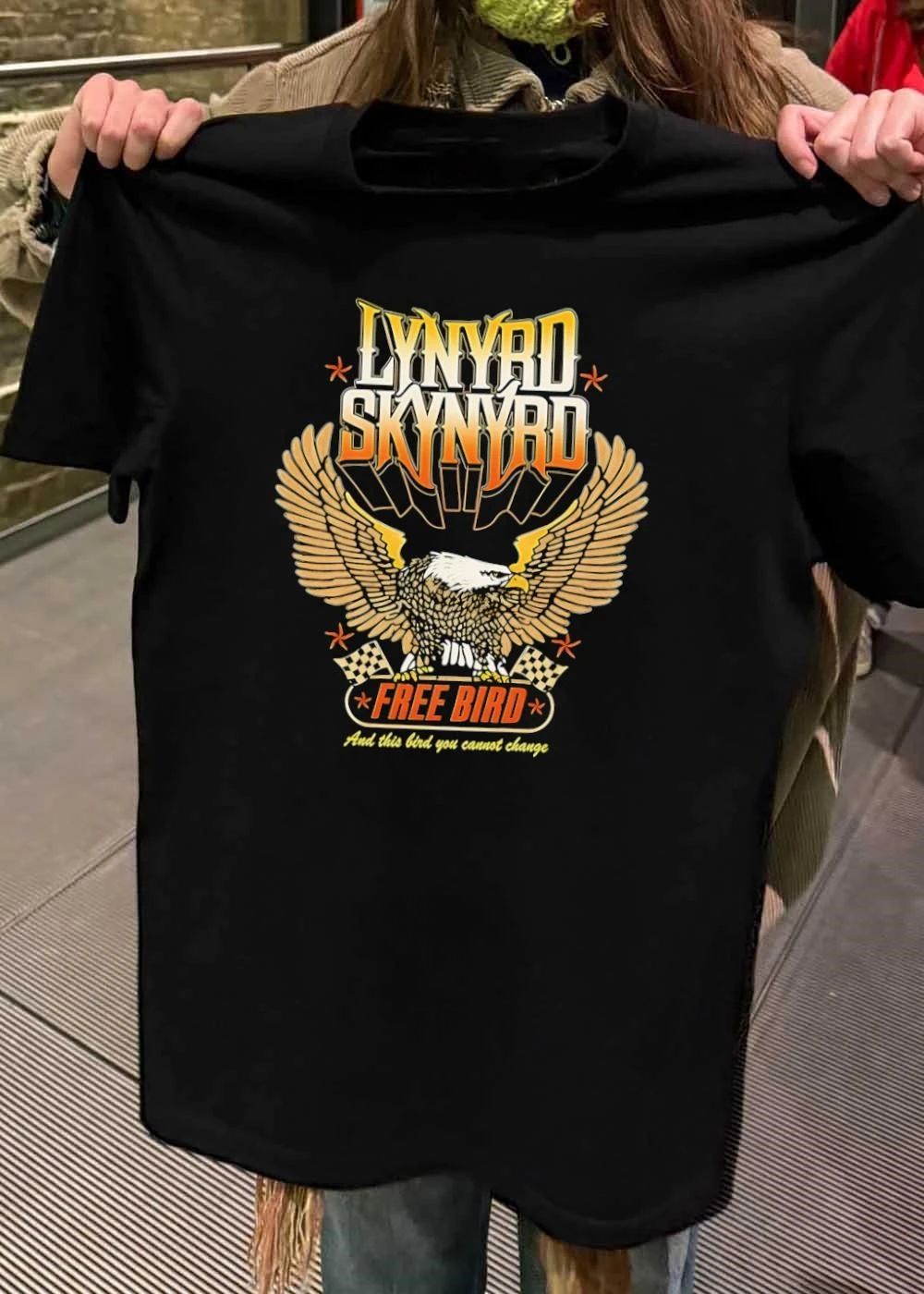 Lynyrd Skynyrd Eagle Racing Free Bird and This You Cannot Change T-Shirt