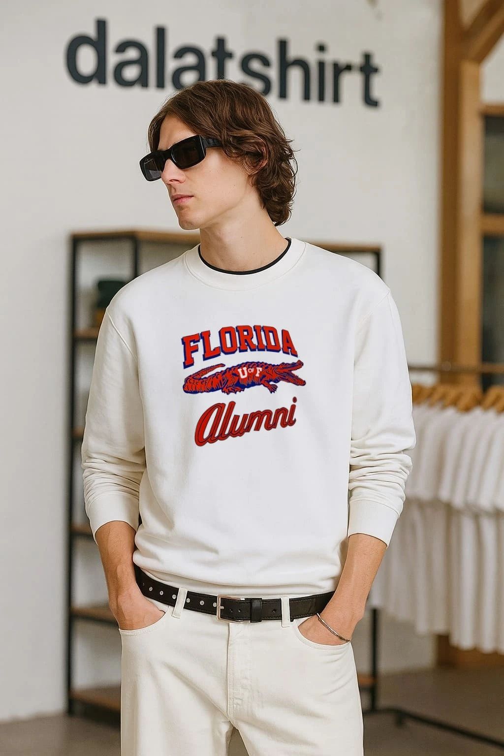 Florida U Of F Alumni Gator Logo Mascot shirt