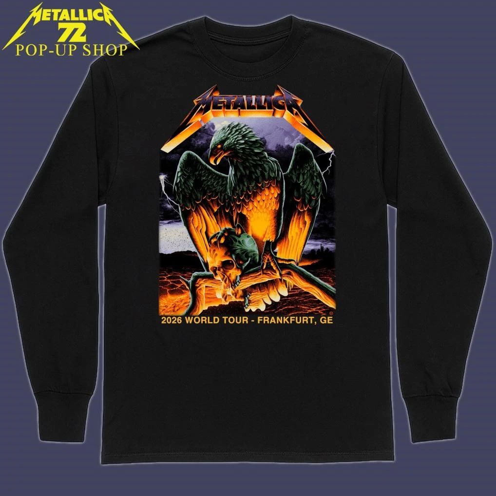 Metallica M72 Frankfurt Germany May 24 2026 Show 2 Art By Max Löffler Pop-Up Shop Limited T-Shirt