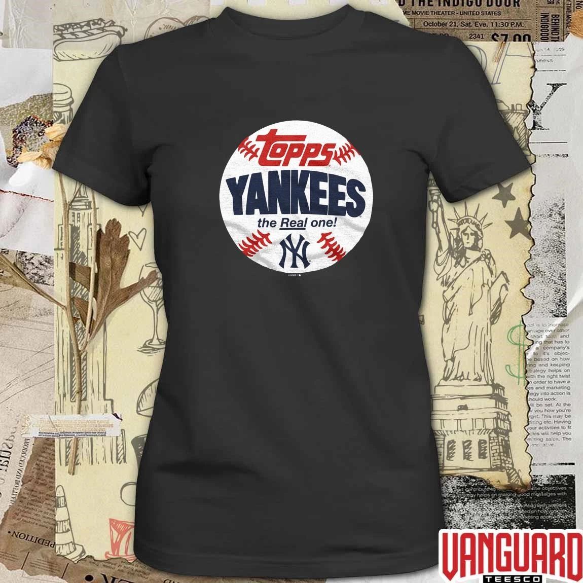New York Yankees MLB 2026 x Topps Baseball The Real One t-shirt