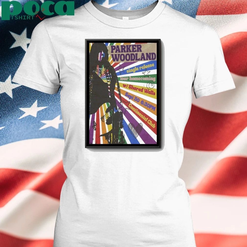 Parker Woodland Continental Club Austin Sept 30 2025 Poster shirt