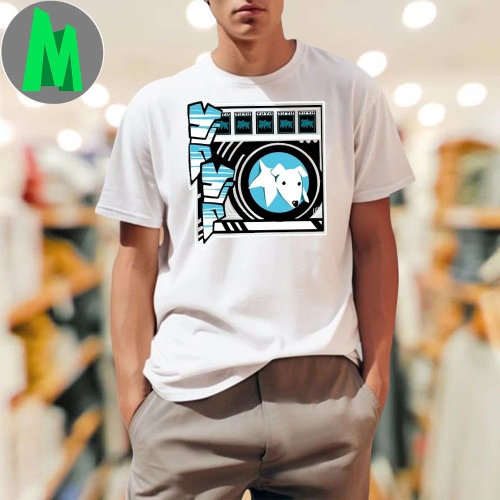 Yip Yip a white dog in a virtual washing machine Shirt
