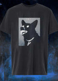 Run It Black Dog With Diamond Grill And Spurs Pendant T-Shirt