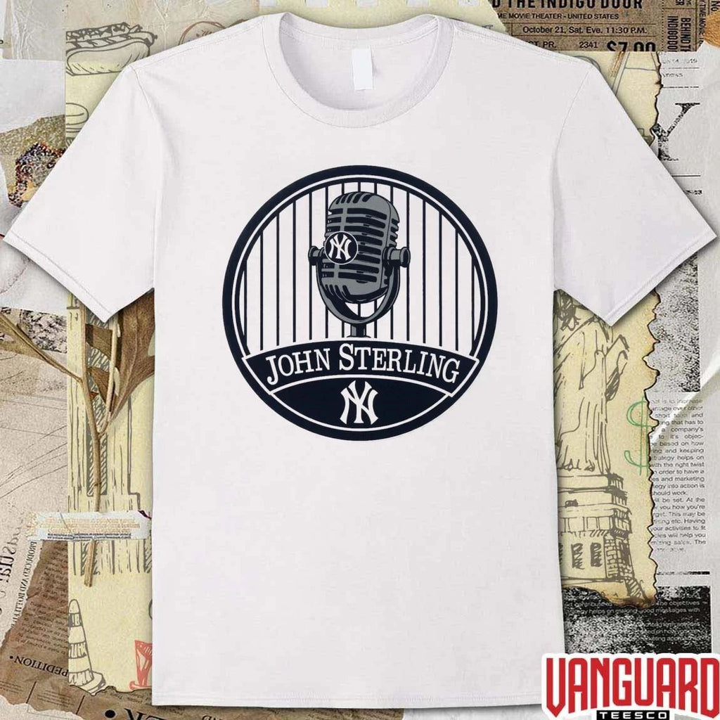 New York Yankees MLB John Sterling 2026 season Logo t-shirt