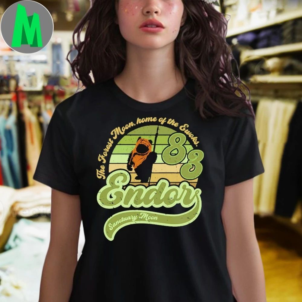 The Forest Moon home of the Ewoks 83 Endor Sanctuary Moon Shirt