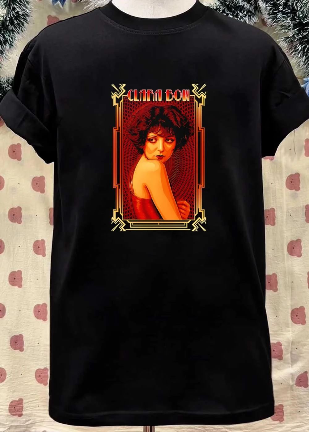 Clara Bow Art Deco Portrait The It Girl T-Shirt