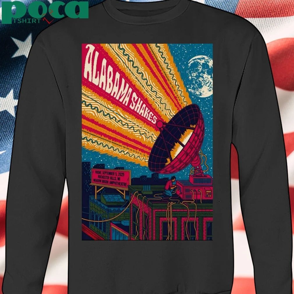 Alabama Shakes 9-5-2025 Rochester Hills MI Poster T-shirt